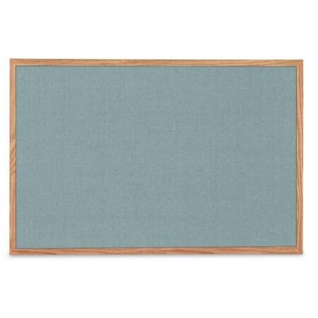 United Visual Products Outdoor Enclosed Combo Board, 72"x36", Wht Frame/Wht Porc & Medium Grey UVCB7236ODW-WHTPORC-MEDGRY
